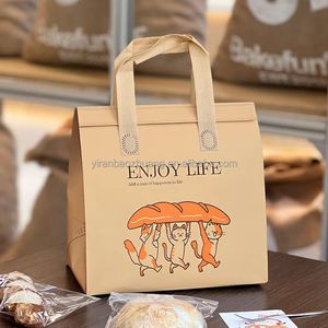 Bolsa Térmica Personalizada con Logotipo, Bolsa de Aislamiento de Tela No Tejida de Alta Calidad, para Panadería, Repostería, Comida para Llevar - Product Image 2