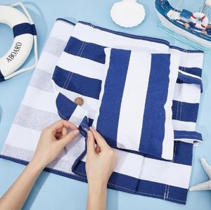 Chaise <span class=keywords><strong>de</strong></span> plage en <span class=keywords><strong>toile</strong></span> <span class=keywords><strong>de</strong></span> style moderne avec oreiller pliable pour bronzer en plein air, patio, jardin et cour - Product Image 3