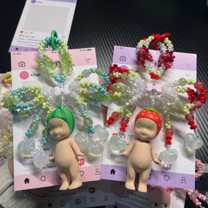 Porte-clés Sonny Angel, porte-clés nœud, porte-clés personnalisé DIY, breloque pour téléphone, accessoires pour sac, accessoires en gros, vêtements pour poupées - Product Image 5