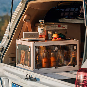 Bacs <span class=keywords><strong>de</strong></span> <span class=keywords><strong>rangement</strong></span> pliants mobiles d'intérieur et d'<span class=keywords><strong>extérieur</strong></span> bon marché en gros Organisateur <span class=keywords><strong>de</strong></span> boîtes d'organisation <span class=keywords><strong>de</strong></span> stockage empilable Organisateur pour le camping - Product Image 1