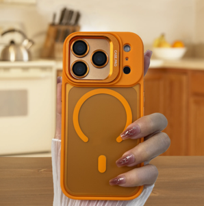 <span class=keywords><strong>Funda</strong></span> Magnética Plegable con Soporte para Cámara y Protector de Lente Pequeño para iPhone 17 Pro Max, Fundas Antigolpes para iPhone 16 Pro - Product Image 1