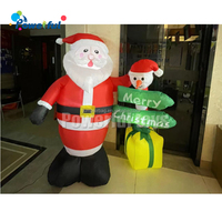 Vente flash : Gonflables de Noël, Père Noël gonflable de 8 pieds avec lumières LED pour décorations de vacances