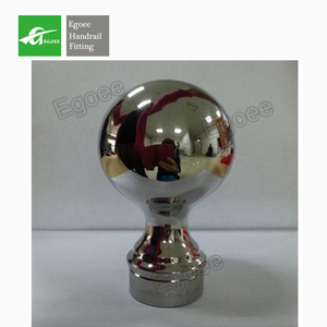 <span class=keywords><strong>304</strong></span> Thép Không Gỉ Pha Lê Tay Ngoài Trời Lan Can Cho Cầu Thang Thiết Kế Hiện Đại Bóng Các Bộ Phận Cho Khách Sạn - Product Image 4