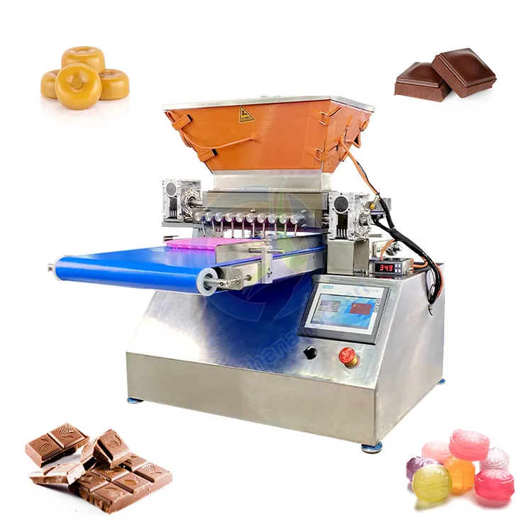 Petite machine de fabrication de bonbons au chocolat avec sucette dure entièrement automatique Bonbon Jelly Gummy Bear Sweet Make Machine