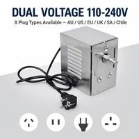 Moteur de rôtissoire à couple élevé 150-200 KGF.CM 45W certifié CE, 2-3 tr/min pour agneau et cochon entiers, prise EU/US/UK/AU