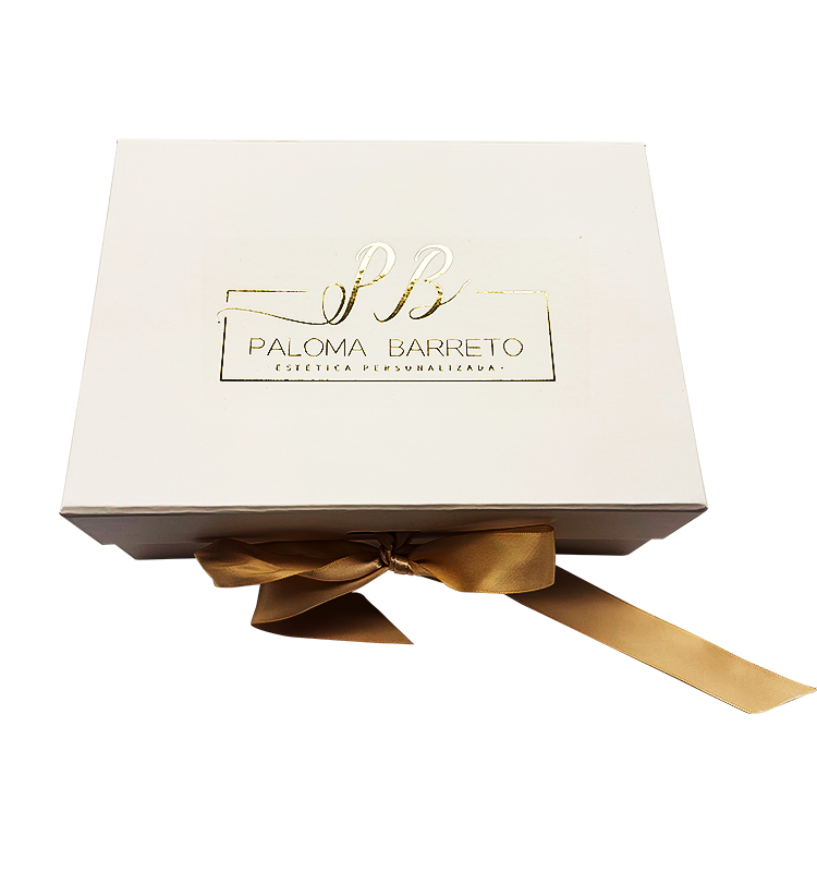 clothes packaging beige gold