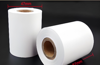 Rouleaux de papier thermique monocouche personnalisables pour reçus – Papier pour petits tickets de supermarché – Forme rectangulaire respirante