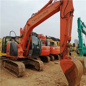 Original Japón Hitachi ZX135US Excavadora sobre orugas 13ton Mini Excavadora Zx135 Excavadoras usadas en buenas condiciones Venta caliente - Product Image 3