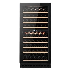 Celldeal — armoire de refroidisseur à vin en acier inoxydable, double Zone, avec réfrigérateur, nouveau Design - Product Image 4