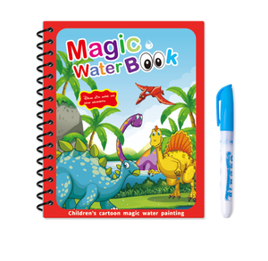 Vendita calda riutilizzabile acqua magica disegno libro da colorare giocattoli Montessori educazione prima sensoriale - Product Image 6