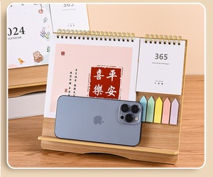 Calendario de escritorio creativo y moderno con impresión personalizada de notas de negocios 2026, calendario de mesa de oficina con notas adhesivas Morandi y Bloc de notas - Product Image 4