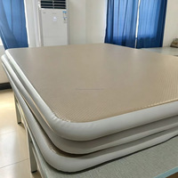 Vente directe usine OEM : Fauteuil gonflable rapide, portable, pliable et léger en PVC floqué, avec repose-pieds, pour SUV, camping et extérieur, pompe incluse