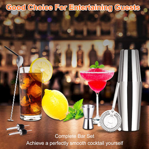 Wuyi Camol <span class=keywords><strong>Shaker</strong></span> Boston Set 9 pièces: 750ml + 600ml <span class=keywords><strong>Shaker</strong></span> non lesté, Jigger, Outils et sac | Choix du <span class=keywords><strong>barman</strong></span> | <span class=keywords><strong>Shaker</strong></span> Boston - Product Image 3