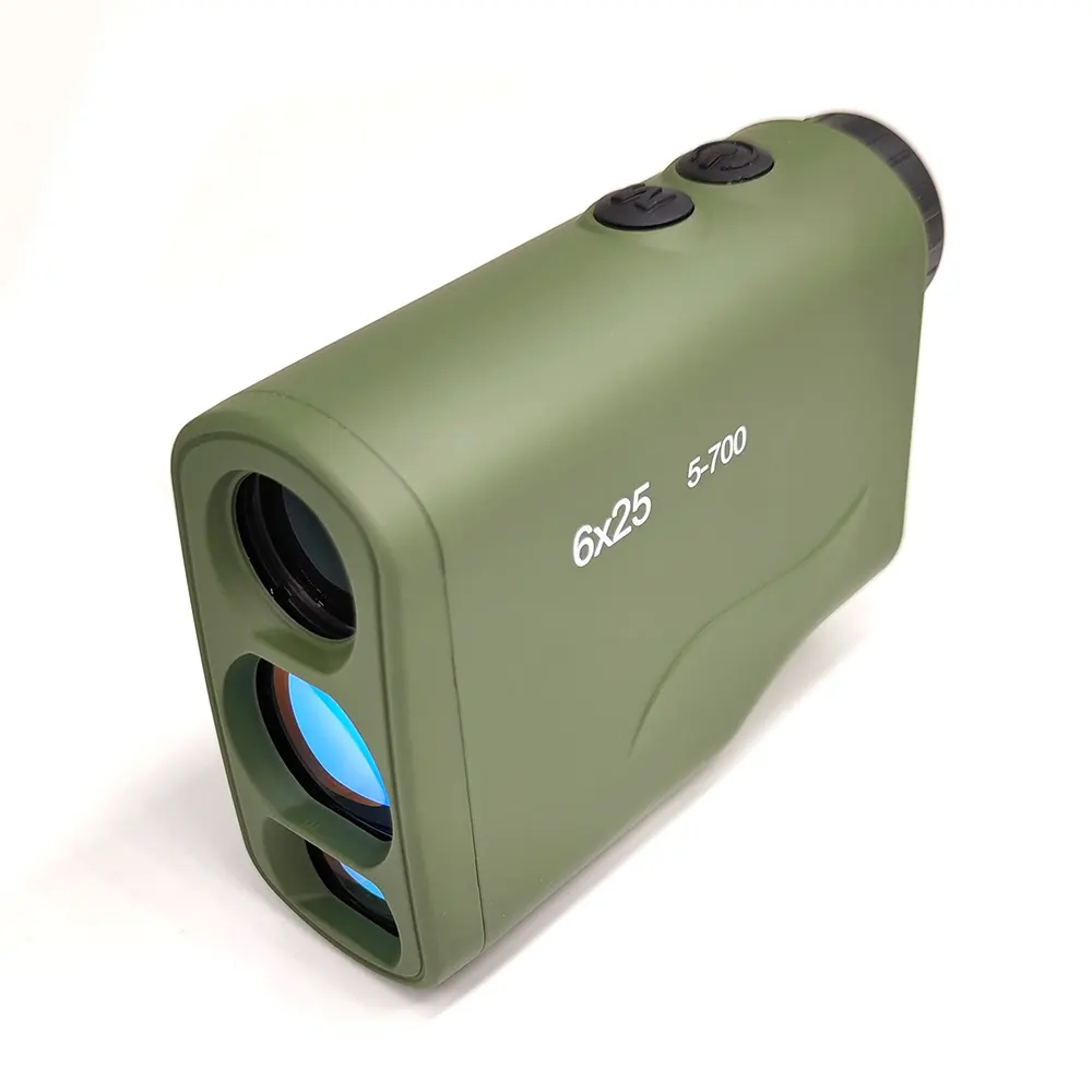 Extérieur Télémètre Laser 700m Distance Mètre 6X Grossissement Vue Dégagée pour La Chasse Golf Camping