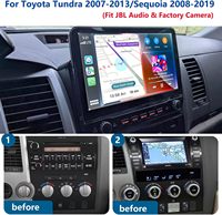Autoradio CarPlay Android Auto pour Toyota Tundra Sequoia 2008-2019 WiFi GPS Navigation Écran tactile Caméra de recul OEM SWC JBL