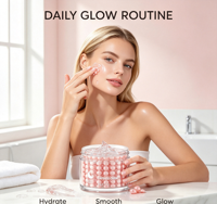 Crème de nuit hydratante et raffermissante au collagène rose et à l'acide hyaluronique pour femmes adultes, tous types de peau, marque privée
