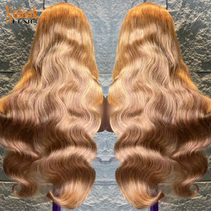 Prodotti per la Bellezza dei Capelli del Fornitore Top di Alibaba # Parrucche di Capelli Umani Brasiliani Biondi 27 613, 32 Pollici, con Frontale in Pizzo HD 13x6 per Donne - Product Image 3