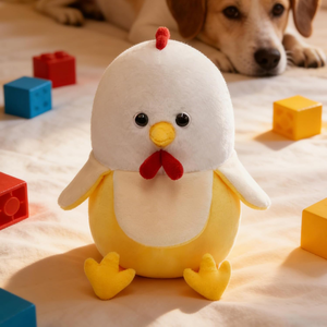 Juguete <span class=keywords><strong>de</strong></span> Peluche <span class=keywords><strong>de</strong></span> <span class=keywords><strong>Pollo</strong></span> con Plátano, Adorable Compañero para Niños y Bebés, Venta al Por Mayor <span class=keywords><strong>de</strong></span> Fábrica - Product Image 4