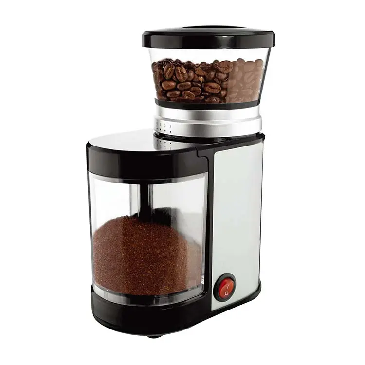 Có Thể Điều Chỉnh Thép Không Gỉ 2 Để 12 Cups Burr Cà Phê Đậu Máy Xay 150W Điện Espresso Máy Xay Cà Phê