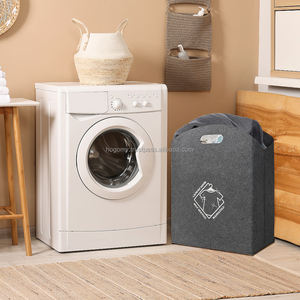 Cesto de Ropa Sucia y Organizador de Fieltro de Poliéster Ecológico para Armario - Apilable, Duradero y de Diseño Moderno - Product Image 6