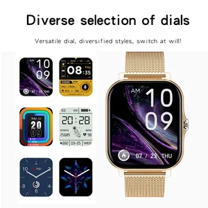 2023 montre intelligente pour hommes femmes cadeau plein écran tactile sport Fitness montres Bluetooth appels numérique Smartwatch montre-bracelet