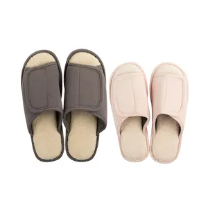 Zapatillas de PVC con logotipo personalizado para mujer, pantuflas de Interior para el hogar, para primavera y otoño, a bajo precio de fábrica, de buena calidad