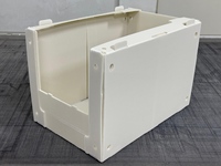 Bacs de picking empilables à ouverture frontale Yuexin, étanches, en Coroplast, pour entrepôt, pour le tri de vêtements, en feuille de polypropylène ondulée, boîte en plastique Corflute