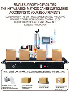 Nouvelle machine d'étiquetage à plat automatique pour produits de surface et cartons en papier, avec PLC et écran tactile, haute vitesse et entièrement automatique - Product Image 6