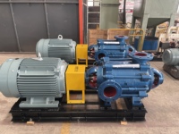 177HP 1 pompe d'assèchement robuste à haut débit pompe de surpression liquide anti-corrosive centrifuge à plusieurs étages en acier inoxydable