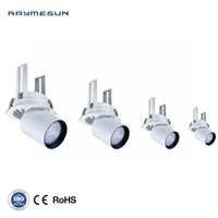 Plafonnier LED moderne en aluminium Leimai, spot encastré orientable, angle réglable, downlights COB pour intérieur