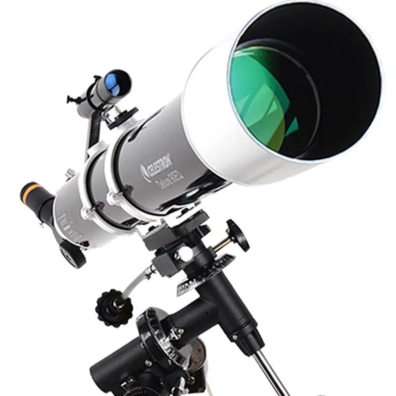 Astronomical Telescope Teropong Bintang - Deluxe 90EQ - Silver