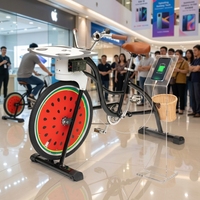 EXI Neues Hybrid-Fahrrad mit Einzelgang und Pedalstromgenerator zum Aufladen von Mobiltelefonen und für andere Sport- und Unterhaltungszwecke