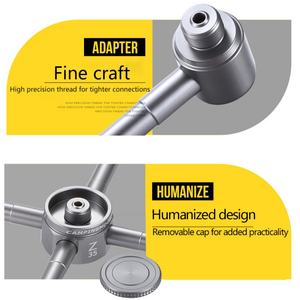 In Lega di alluminio di <span class=keywords><strong>Campeggio</strong></span> Esterna <span class=keywords><strong>Gas</strong></span> Propano Scatola Metallica 1 a 4 ugello Adattatore di Trasferimento - Product Image 4