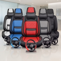 Housses de siège de voiture en cuir de luxe, style professionnel universel, confortables, intérieur haut de gamme, ensemble complet, toutes saisons
