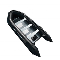 Himax HM-E600 Vente chaude Bateau de sauvetage gonflable en PVC/Hypalon de 19,70 pieds avec plancher en bois d'aluminium pour 15 personnes
