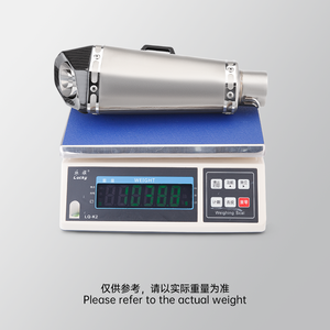 Pot d'Échappement Universel pour Moto 38-51mm CH pour Cbr650 Z900 <span class=keywords><strong>Mt07</strong></span> R3 B10 <span class=keywords><strong>Silencieux</strong></span> de Moto en Fibre de Carbone Véritable - Product Image 5