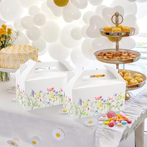 Caja de regalo de flores silvestres, caja de regalo para fiesta de primavera, caja de dulces para cumpleaños, personalizable según las necesidades - Product Image 6