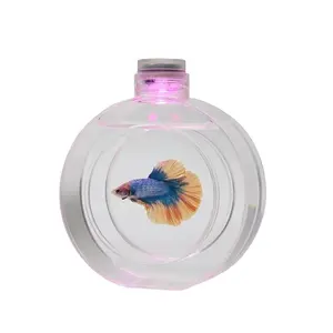 Acrilico semplice vasca meduse con telecomando luce colorata interfaccia usb rete rossa mini smart tank