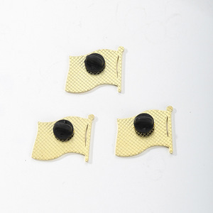 Broche de bandera nacional, pin de amistad, aleación, esmalte personalizado, chapado en oro, ecológico, para mujer, regalo para fiesta de compromiso o boda - Product Image 3