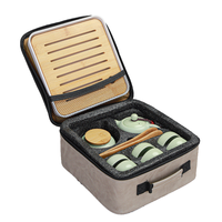 Ensemble de thé portable en porcelaine écologique avec logo personnalisé en gros, four à thé Ding, inspiré du Kung Fu, cadeau d'affaires pour les événements