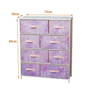 8-Schubladen Wohnzimmer Truhe Schlafzimmer Stoffs chrank Stoffs chu blade Stoff Kommode - Product Image 3