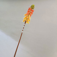Rangkaian Bunga Hyacinth Buatan Torch Lily untuk Natal, Paskah, Pernikahan, Dekorasi Luar Ruangan, Sutra Buatan Tangan, Realistis, Indah, untuk Lanskap