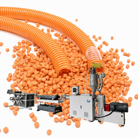 Ligne d'extrusion automatique Fullwin pour tuyaux ondulés en HDPE, PP, PC, PVC, PU avec moteur PLC et économie d'énergie