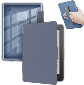 Funda Protectora Personalizada de Cuero PU con Cubierta Transparente de TPU para <span class=keywords><strong>Kindle</strong></span> <span class=keywords><strong>Scribe</strong></span> 2024/E-reader Paperwhite, con Correa de Mano - Product Image 3