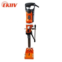 Taladro de corona de diamante EKIIV F-180C de 2200W de marca china con rosca de 1 1/4 y 7 husillos para perforación industrial