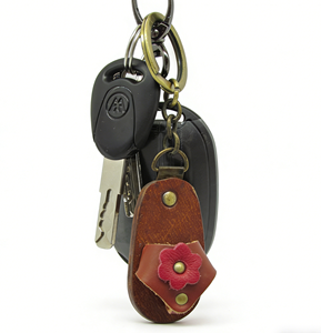 Pure Handmade Eco-Friendly High Quality Customized Flip-Flop Charm | Genuine Vegetable-Tanned Leather Keychain Bag Pendant Cute