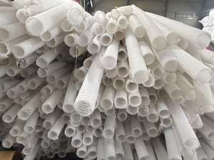 Soufflet en plastique HDPE durable à <span class=keywords><strong>double</strong></span> <span class=keywords><strong>paroi</strong></span> matériau PE extrudé de 50mm avec connexion à anneau en caoutchouc Soudage des tubes en plastique traités - Product Image 4