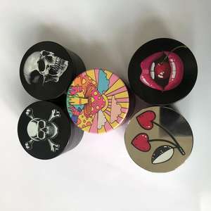 Molino de Hierbas Metálico de 4 Capas con Logotipo Personalizado Gratuito, 40, 50, 55, 63, 75, 100 mm, Manual, Portátil, para Tabaco - Product Image 5