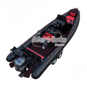 Hotselling 26FT (800cm) opblaasbare visboot, aluminium constructie, Orca Hypalon 1,2 mm dikte, CE-gecertificeerd - Product Image 1