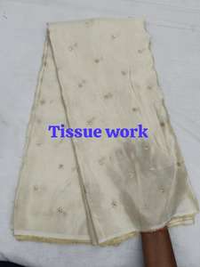 Premium Modern Style Girls' Dyeable Tissue 44 Width MTR OEM Wholesale Luxury Work <b>Fabric</b> Various Dot Designs Pure <b>Viscose</b> - Product Image 3